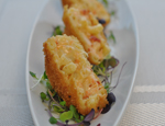 Lobster Mac & Cheese Fritter