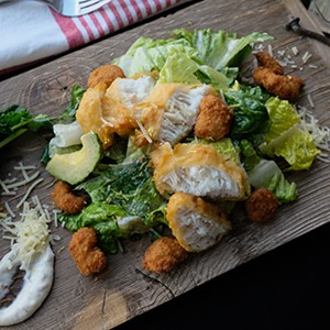 Crispy Haddock Caesar