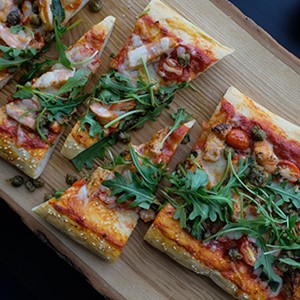 Applewood Salmon Flatbread