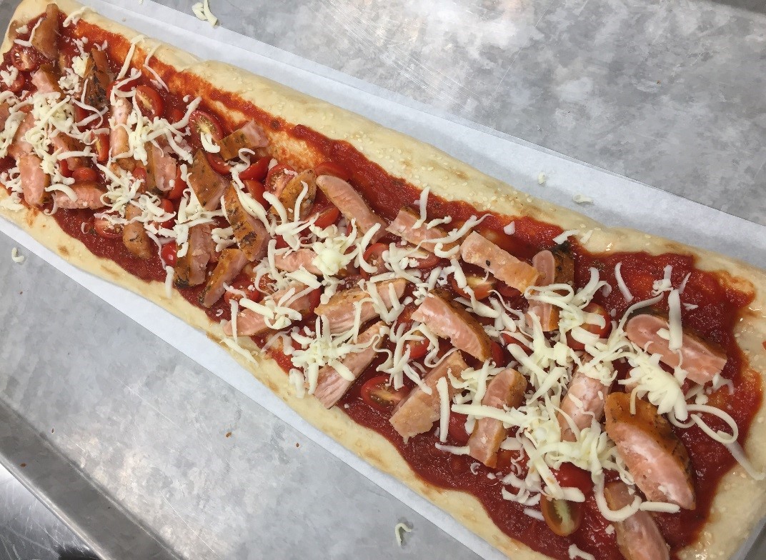 Smokey Applewood Salmon Flatbread