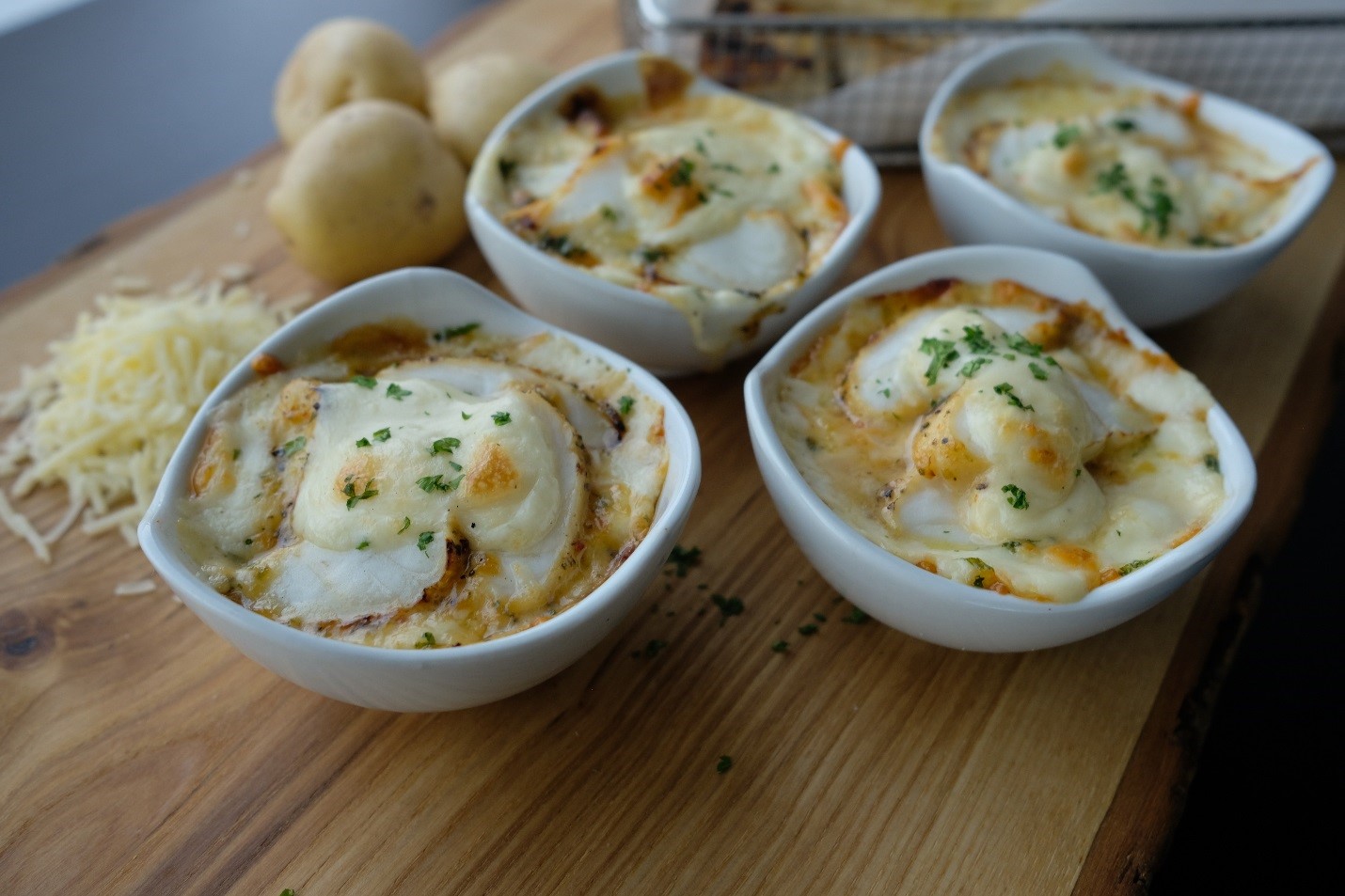 Mini-gratins de morue